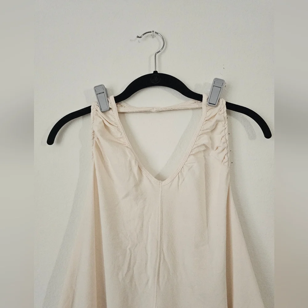 Free People Cream Halter Romper Coverall